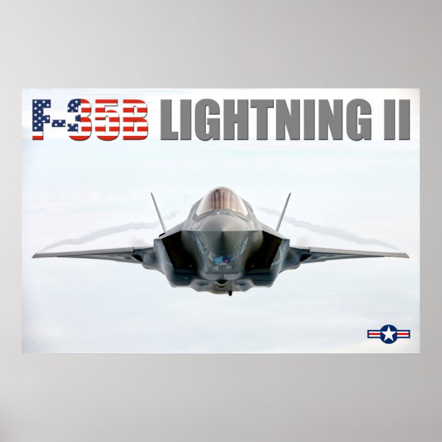 POSTER F-35B ÉCLAIRAGE II (Devant)