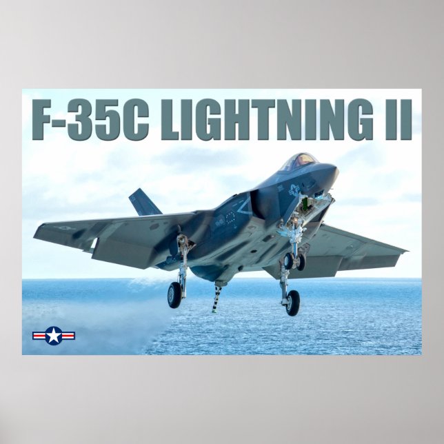 POSTER F-35C ÉCLAIRAGE II (Devant)