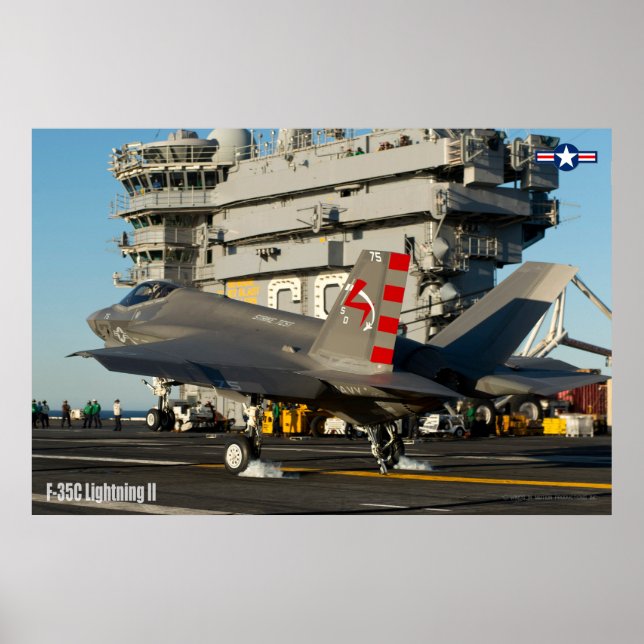 POSTER F-35C ÉCLAIRAGE II (Devant)