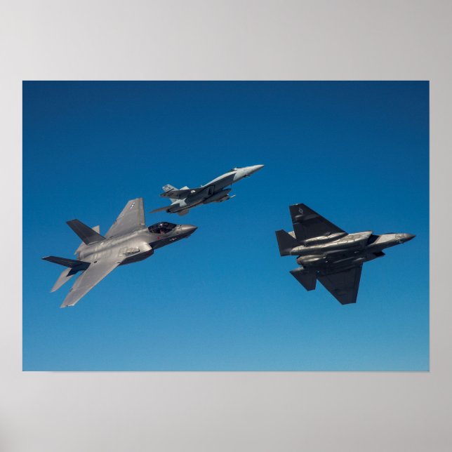Poster F-35C Lightning II (Devant)