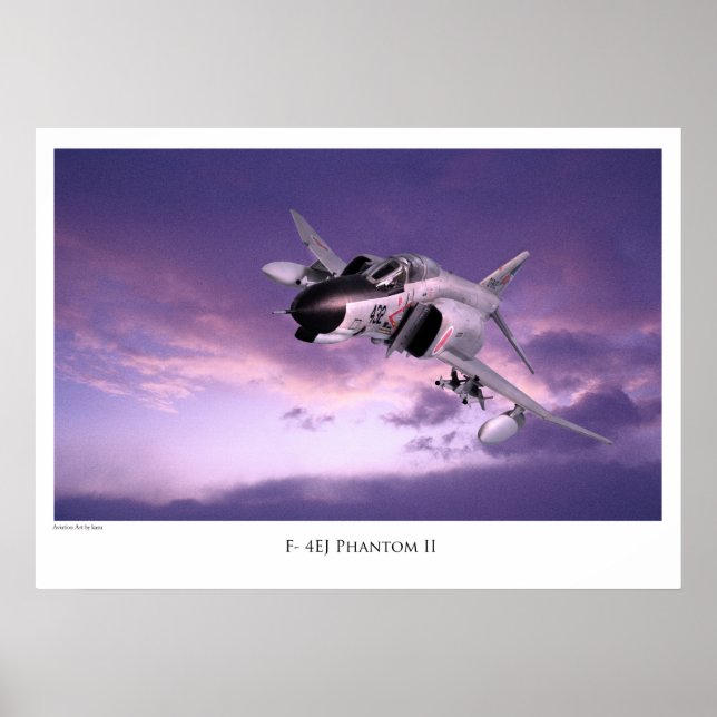 Poster F-4 EJ Phantom II (Devant)