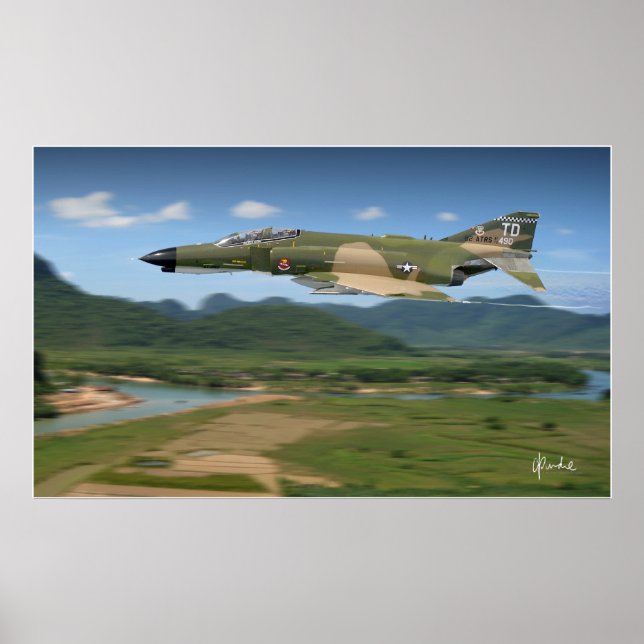 Poster "F-4 Passe basse" (Devant)