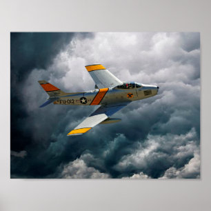 Poster F-86 Sabre