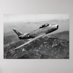 Poster F-86A Saber