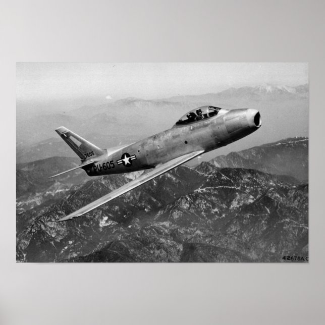Poster F-86A Saber (Devant)