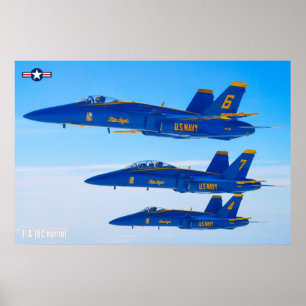 POSTER F/A-18C HORNET