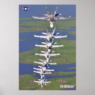 POSTER F/A-18C HORNET