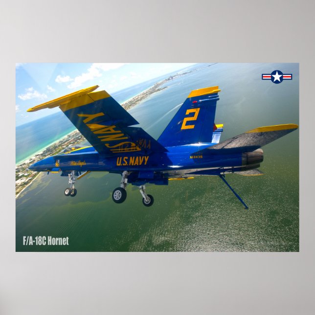 POSTER F/A-18C HORNET (Devant)