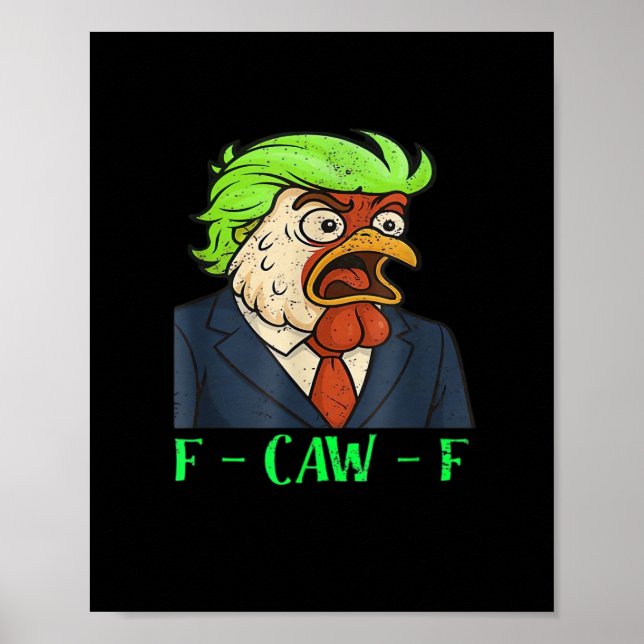 Poster F-Caw-F Chicken Essential Simple Clean (Devant)