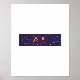 Poster F-Caw-F Classique Minimaliste Propre