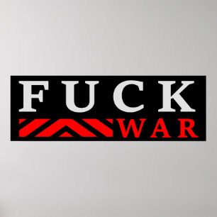 Poster F@ck guerre contre la guerre