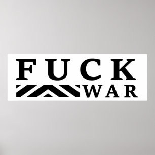 Poster F@ck guerre contre la guerre