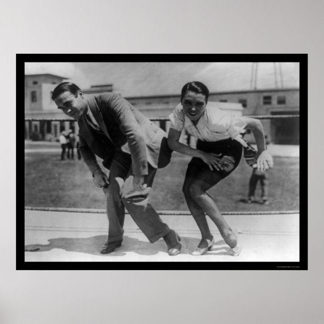 Poster F. Farnum Enseigner une actrice le Charleston 1925 (Devant)