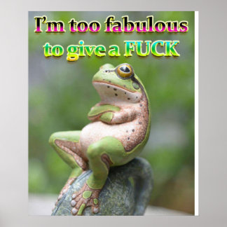 POSTER FAB FROG FREDDIE