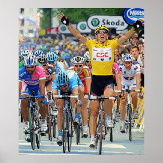 Poster Fabian Cancellara Early Hero Stage 3 Tour de Franc