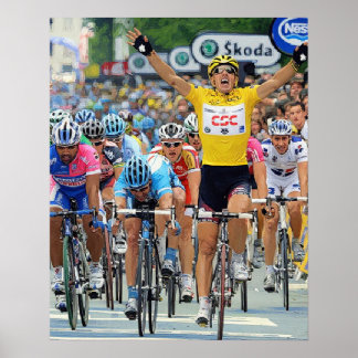Poster Fabian Cancellara Héros Précoce Étape 3 Tour de Fr