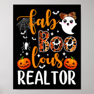 Poster Faboolly Realtor Halloween Realtor Immobilier Ag