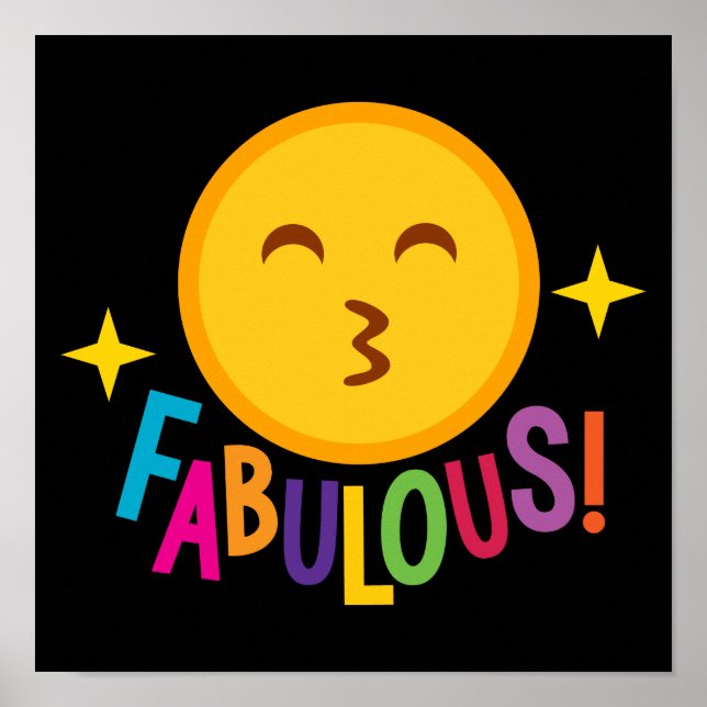 Poster Fabrique Emoji (Devant)