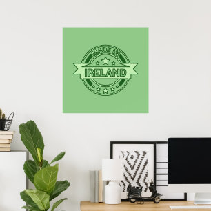 Poster Fabriqué en Irlande St Patrick's day