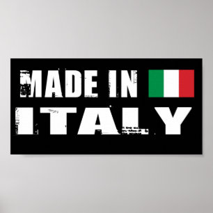 Poster Fabriqué en Italie