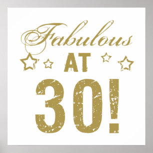 Poster Fabuleux 30e anniversaire