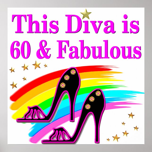 POSTER FABULEUX 60 ANS SPECTACLE REINE (Devant)