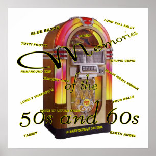 Poster Fabulous fifties juke box