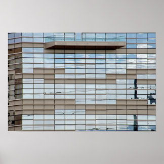 Poster Façade de bâtiment abstrait - Las Vegas