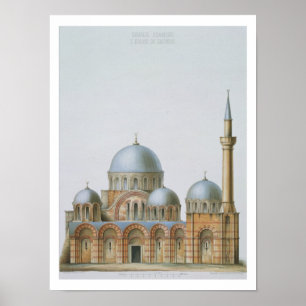 Poster Façade de Kahrije Dzamissi, l'église du Savi