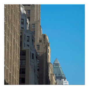 Poster Façades du bâtiment Manhattan New York City USA