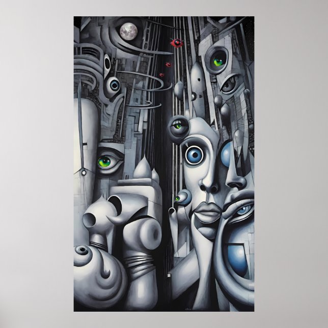 Poster Face au monde du rêve (Devant)