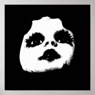 Poster Face de poupée déplaisante