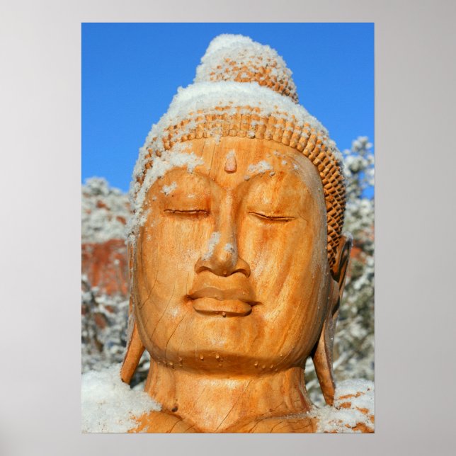 Poster Face Serene Bouddha (Devant)
