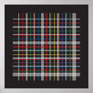 Poster Facteurs principaux - Lattice de table de multipli