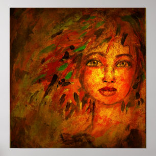 Poster Fae d'affiche d'automne