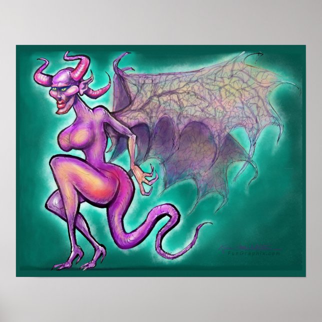 Poster Fae foncé (Devant)