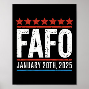 Poster Fafo 20 janvier 2025 Inauguration présidentielle a