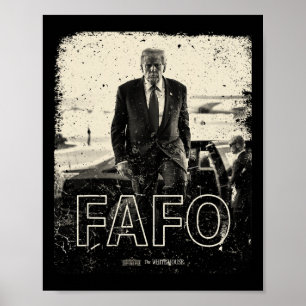 Poster Fafo Trump en détresse Président Trump Fafo