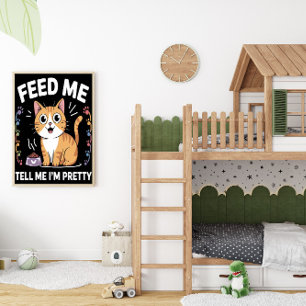 Poster Faim for Compliments Feline