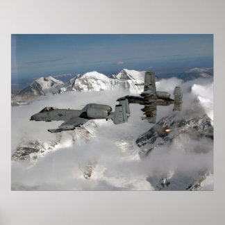 Poster Fairchild-Republic A-10 Warthog