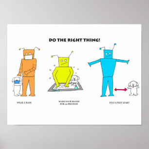 Poster Faire ce qu'il faut