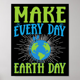 Poster Faire chaque Jour des terres de jour