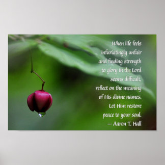Poster Faire Confiance au Seigneur Motivationnel