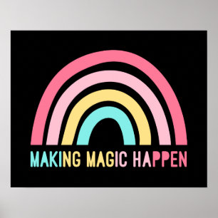 Poster Faire de la magie