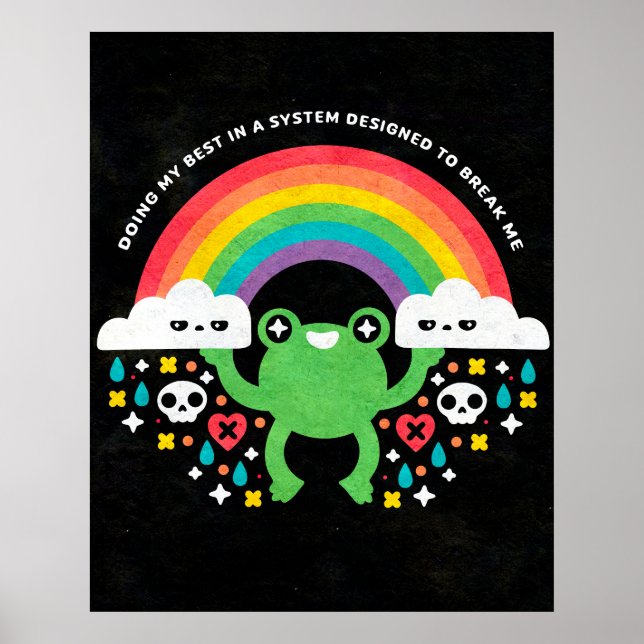 Poster faire de mon mieux - imprimer (Devant)