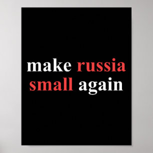 Poster Faire de nouveau la Russie petite Déclaration poli