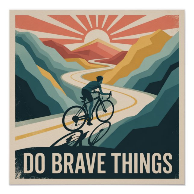 Poster Faire des Choses Courageuses (Devant)