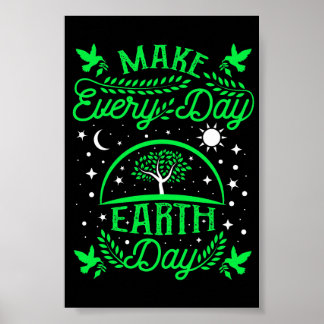 Poster Faire du Jour des terres quotidien