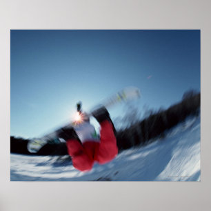 Poster Faire du surf des neiges 12