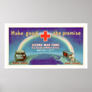 Poster Faire le bien de la promesse - 2nd War Fund (US000